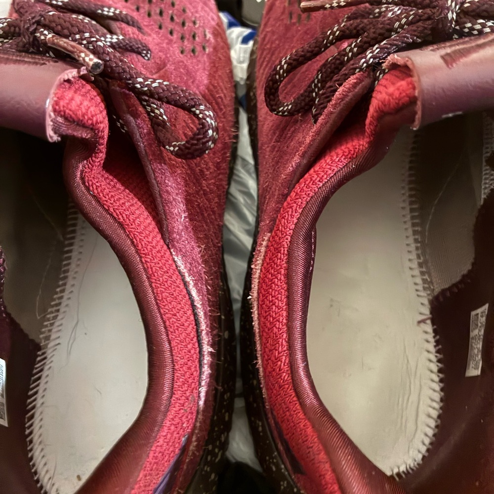 Adidas Men's Burgundy Suede Athletic Sneaker - Picture 14 of 14